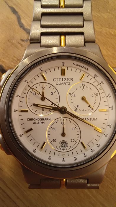 Citizen Titanium Chronograph Alarm