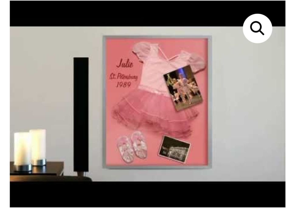 Голяма 3D рамка размер височина 90 на 70 ширина, с транспортен дефект