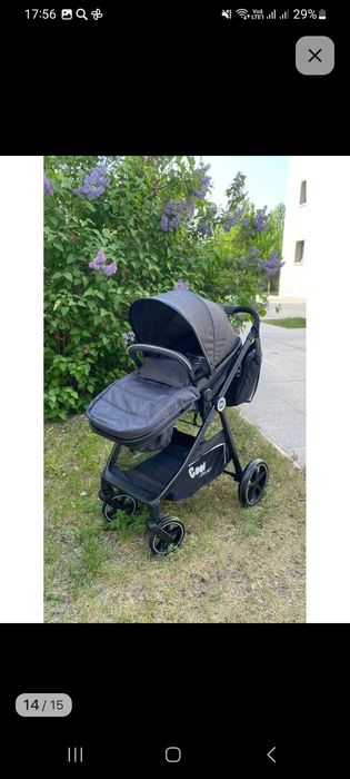 Коляска автолюлька 2 в 1