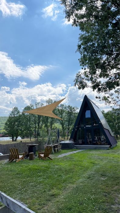 Cabana A-frame Valea Drăganului cu ciubăr
