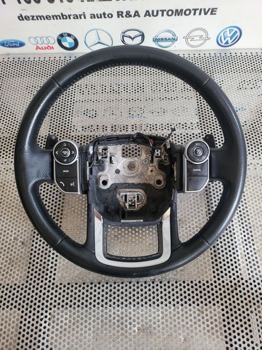 Volan Din Piele Cu Padele Si Comenzi Land Rover Range Rover Sport L494 Discovery Vogue An 2014-2015