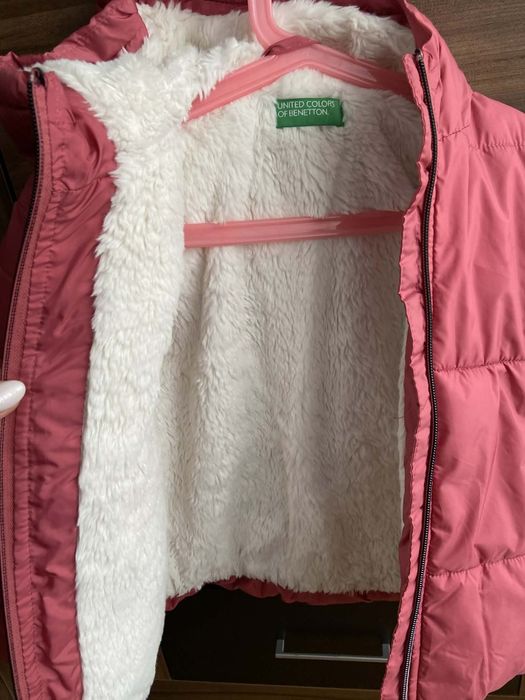 Дебело зимно яке Benetton 6-7 години