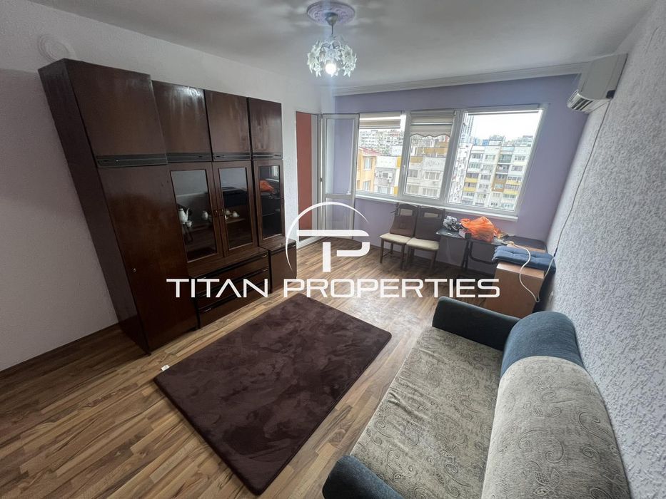 Дава се под наем Двустаен апартамент в Бургас, Меден рудник - зона В - 46 кв.м за 229.5 € - Снимка #1