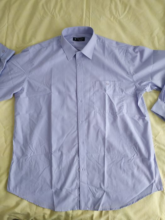 Cămașă bărbați 45, 46 noi și outlet alb, mov, albastru, maro, violet