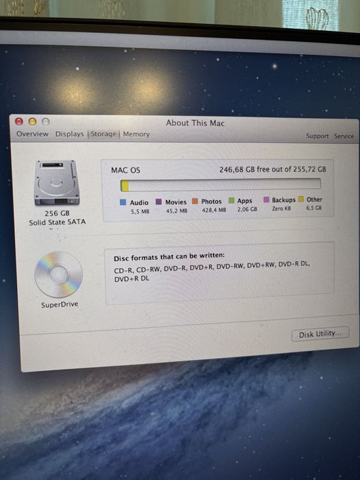 Mac Pro A1289 Xeon / SSD 256GB /