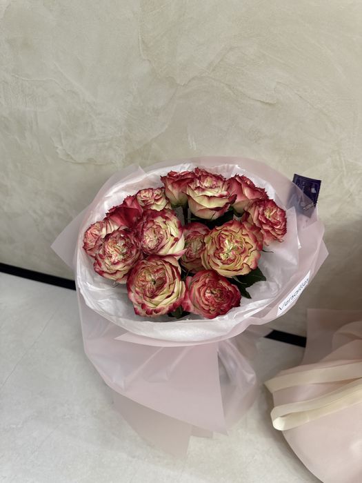 Цветы живые с переноской