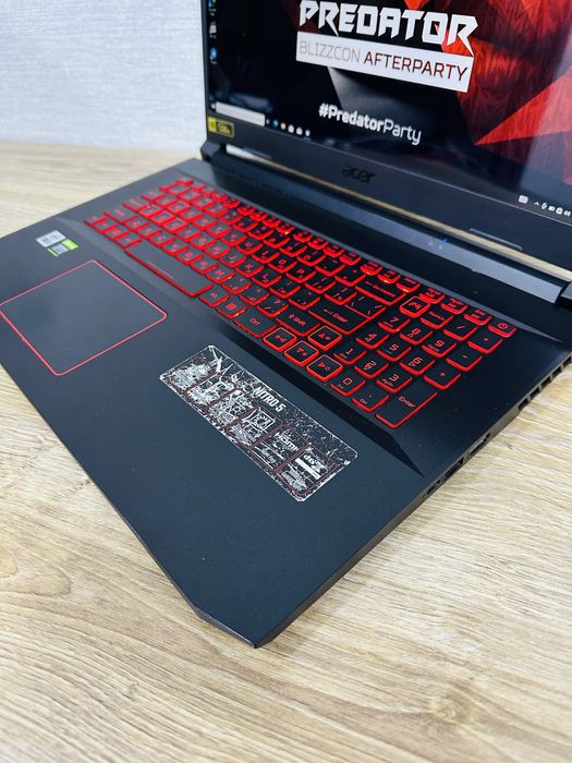 ACER Nitro 7 Core i5+RTX3050Ti с Большим Экраном для Игр и Программ