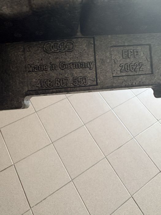 Audi A7 C8 4K8 Absorbant Impact Bară Față Original OEM 4K8 807 550 Nou
