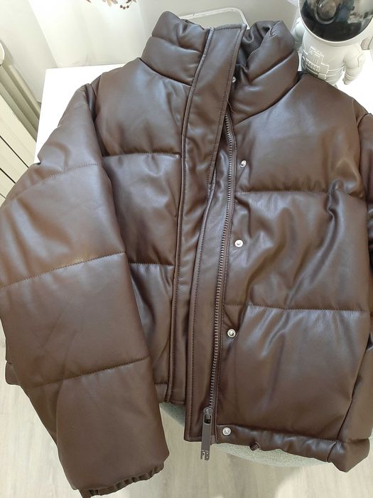 Geaca imitatie piele groasa