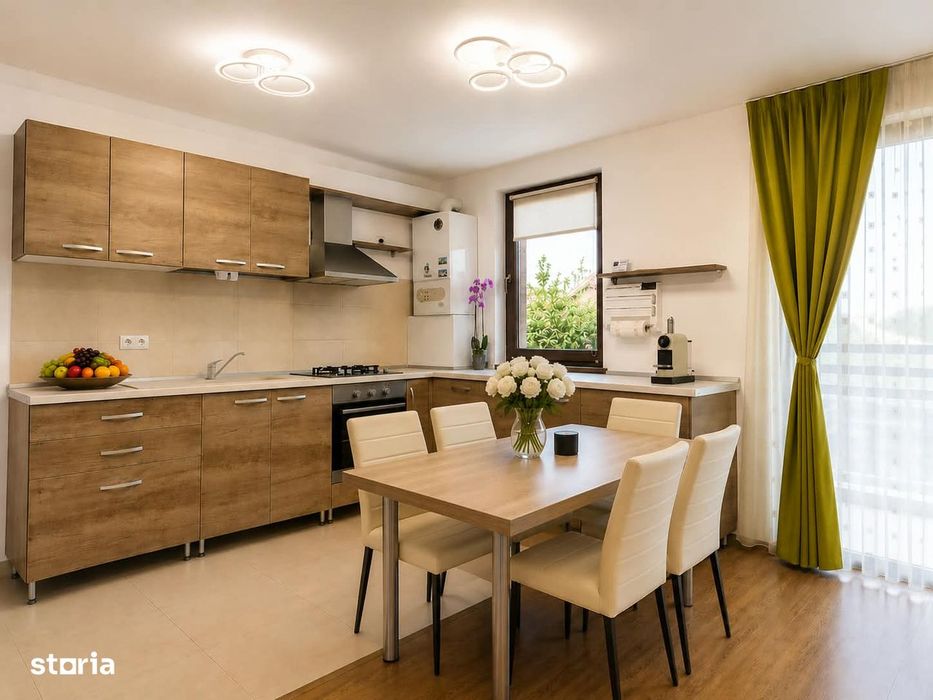 Apartament 2 camere zona Tractorul mobilat complet
