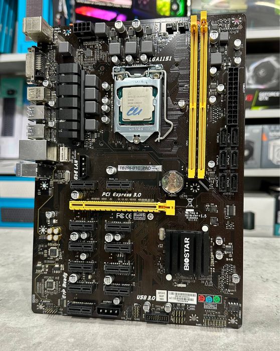 Материнская плата Biostar TB250-BTC PRO