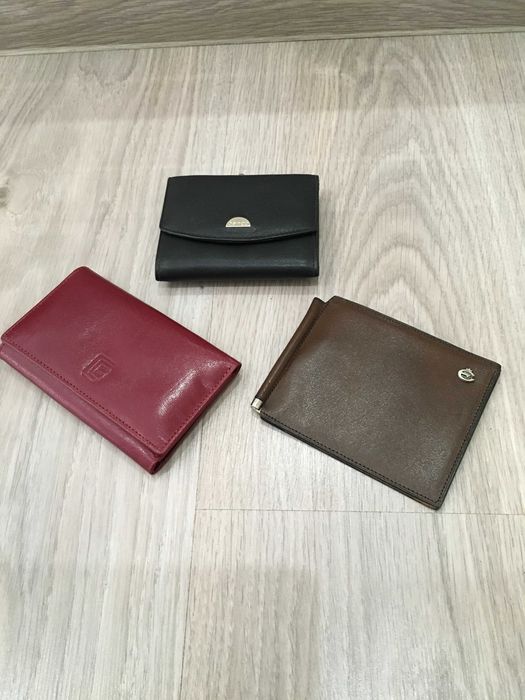 Мини портфейли  естествена кожа