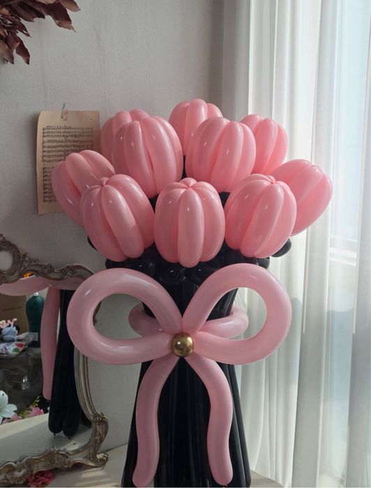 Букет цветов из шаров