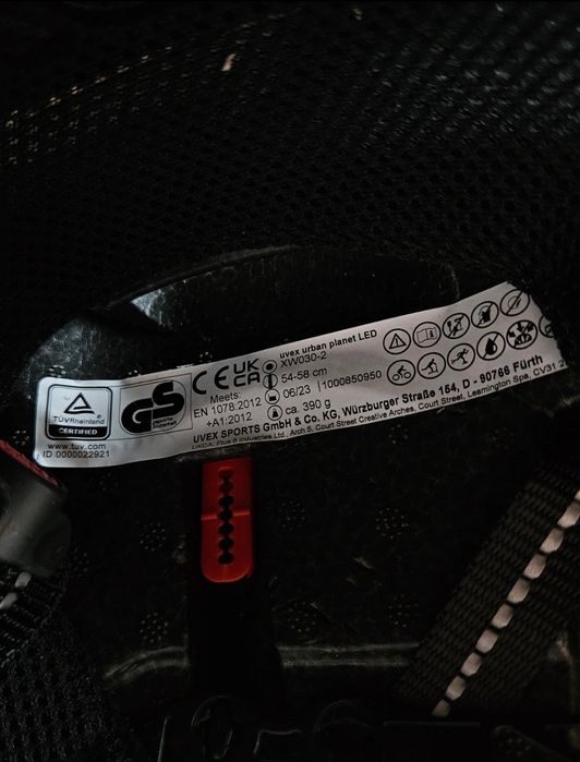 Vând casca led Uvex 56 cm mărimea S