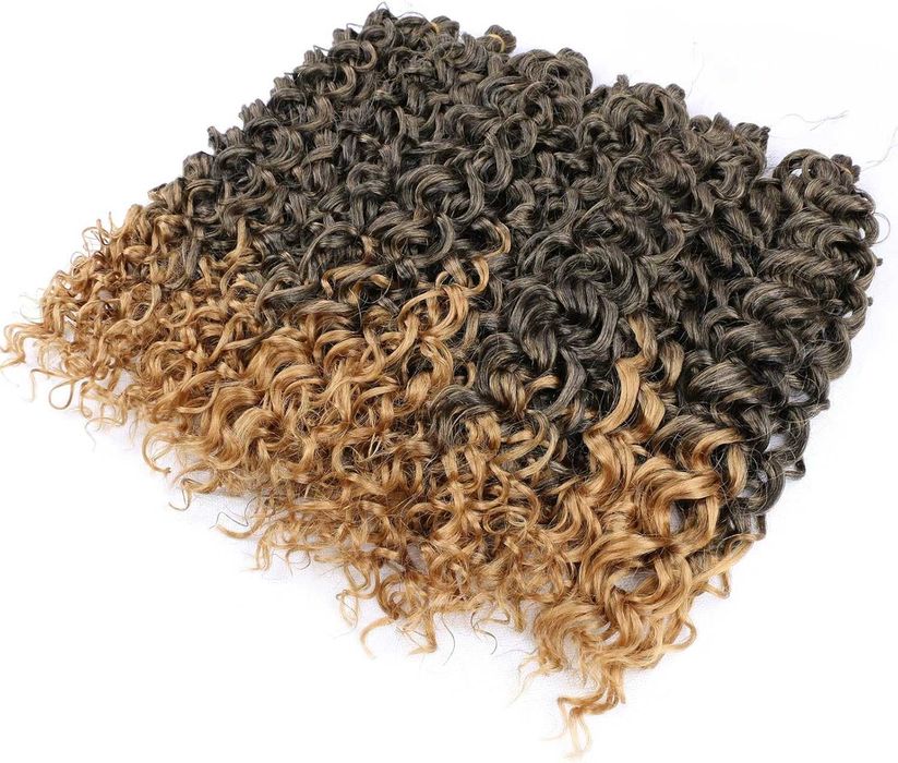 Хавайски къдрици, екстеншъни за коса, 50 см, синтетика