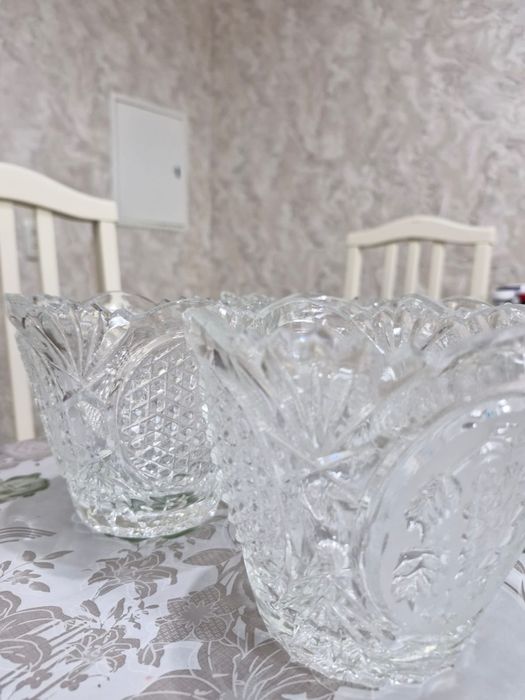 Посуда натуральный хрусталь