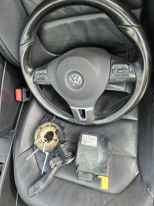 Kit complet volan piele comenzi Golf 6 2008/2009