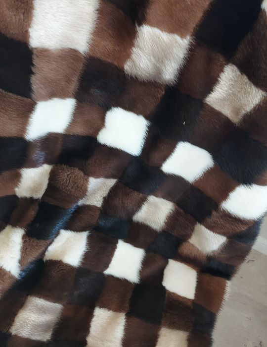 Плед норковый натуральный