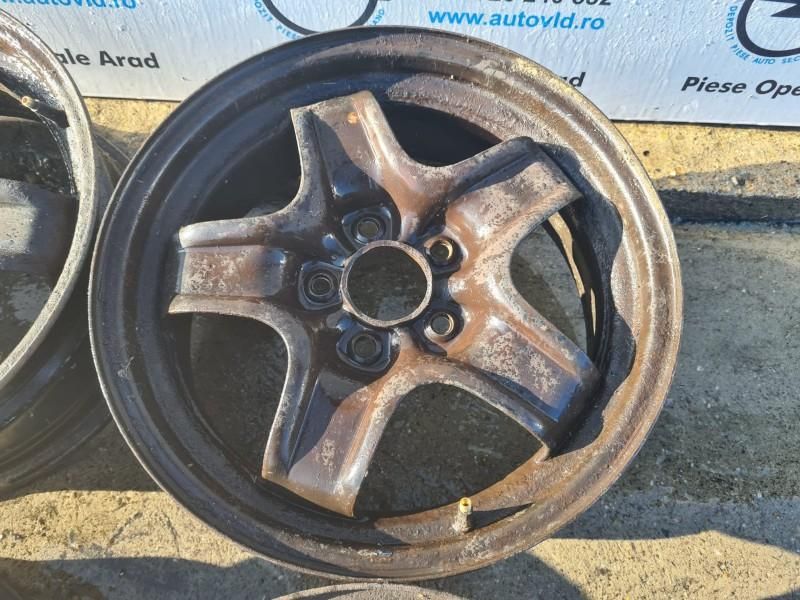 Jante tabla otel structurate R16 5x110 ET39 Opel Astra H facelift