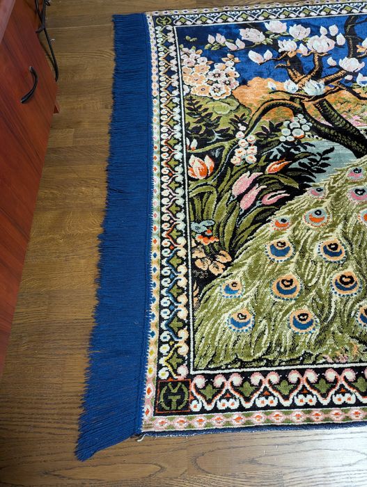 Carpete VINTAGE no, mari, imagine PĂUN si Rapire din serai