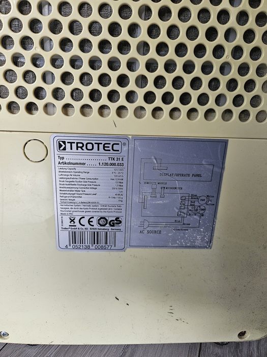 Dezumidificator trotec