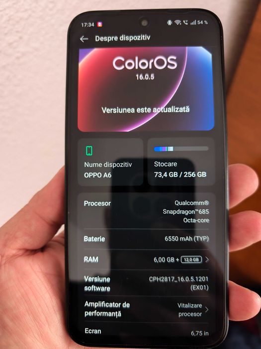 Telefon Oppo A6 aproape nou