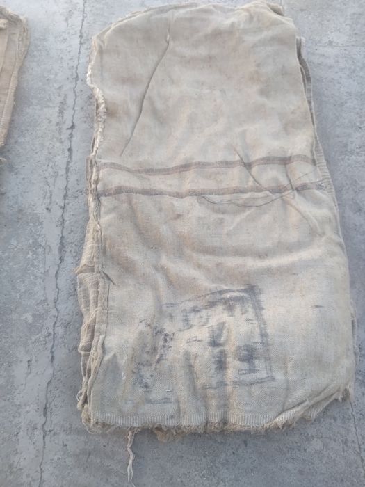 Мешки джутовые тканевые б/у