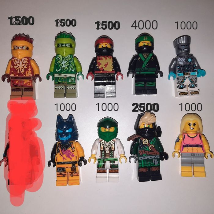 Оригинальные Лего Ниндзяго фигурки