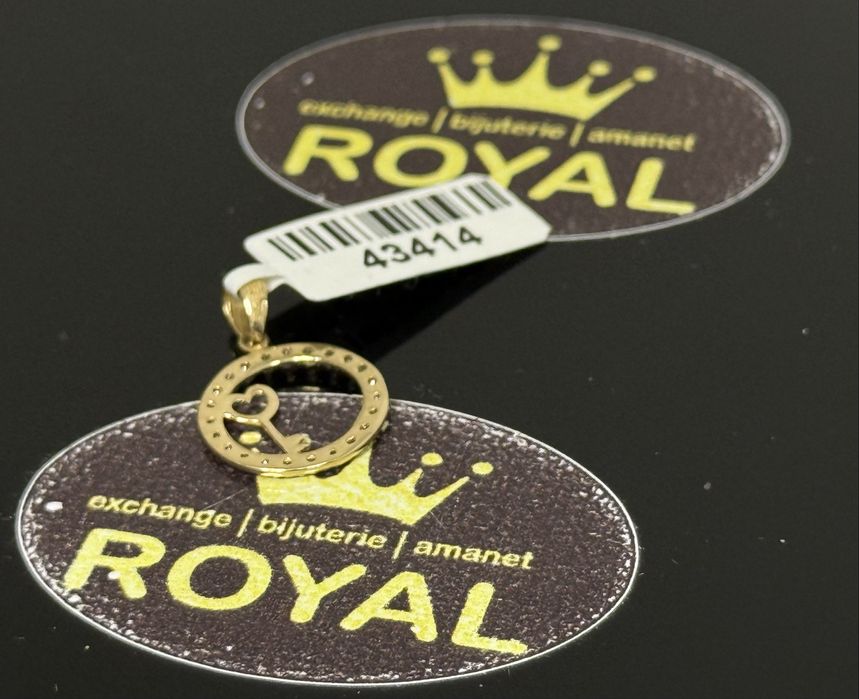 Bijuteria ROYAL : Pandantiv AUR 14K NOU / 0.9 GR