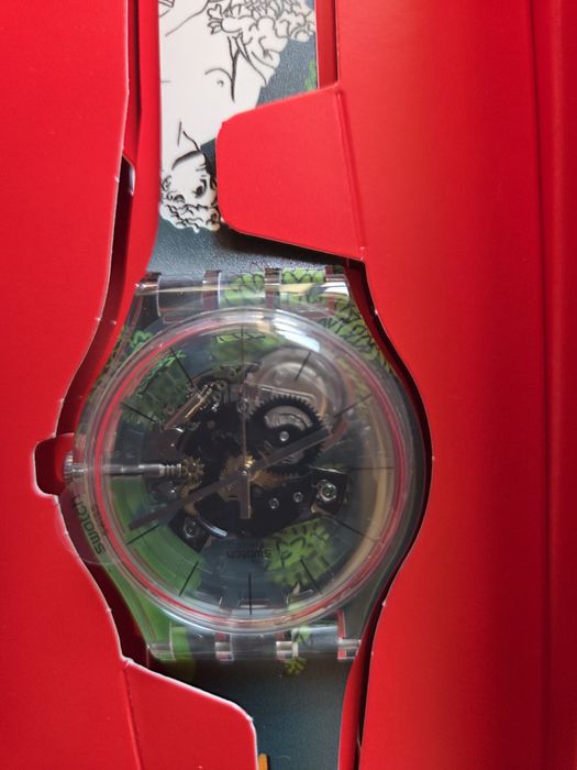 Ceas Barbatesc 41mm Swatch Chateau de Versailles SUOK144-057. NOU.