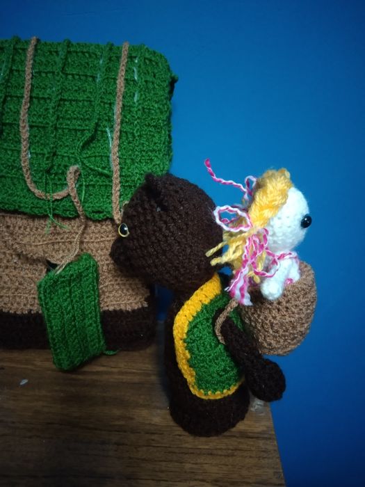 Кукольный театр пальчиковый сказка Маша и медведь