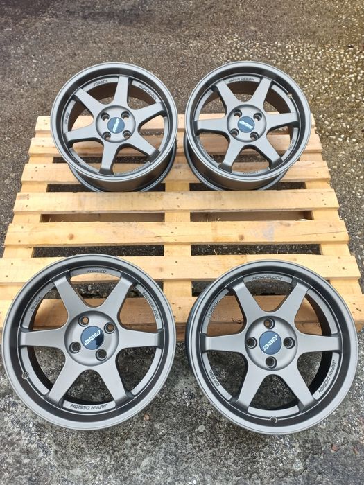 16"4x100 Rays T37 Volk Racing Opel Honda Suzuki Bmw e30 vw Golf Black Матт Бронз
