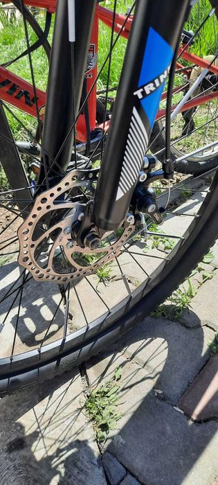 Vând bicicletă MTB frana pe disc full suspension, Trink B216-blue 26''