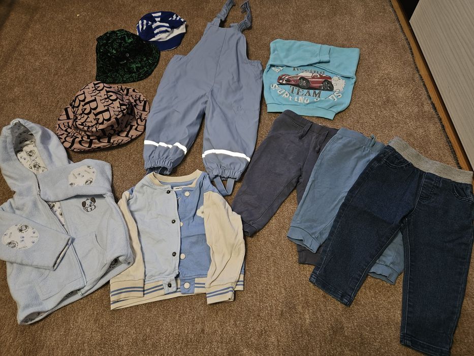 Зимни и Летни бебешки дрешки за момче 6-12м.
