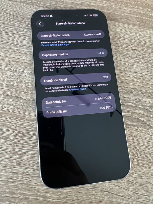 Iphone 16 pro Max Alb , 512 gb, stare ca nou