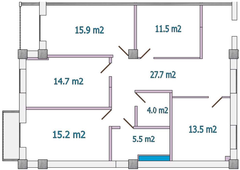 Продается коммерческое помещение 108 м2 в SOHO IVLIVA