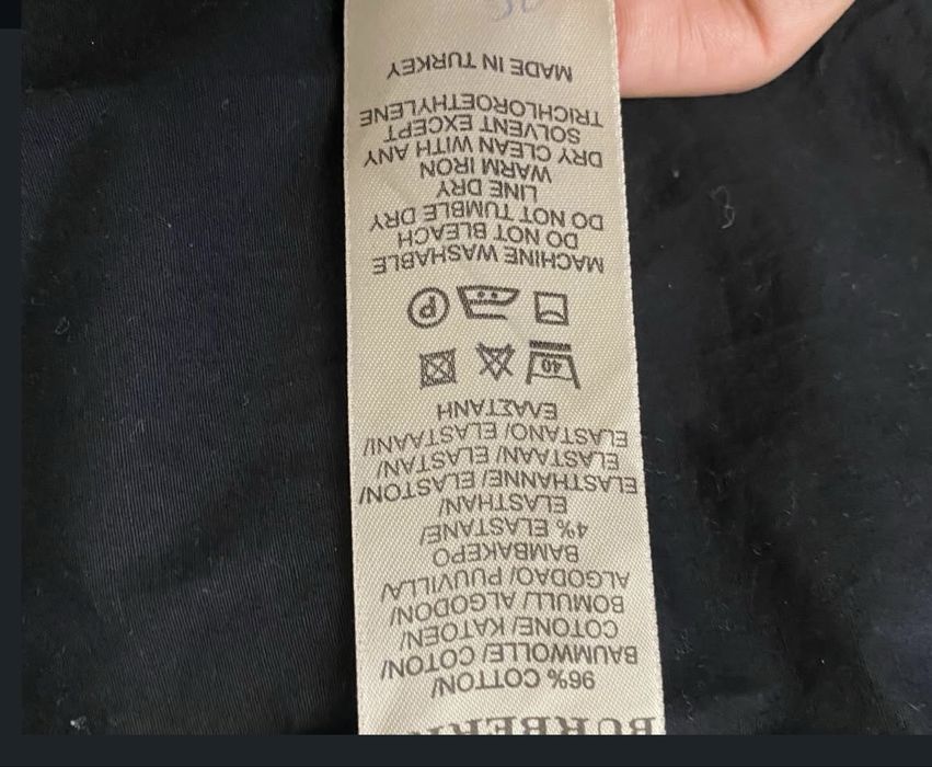 Burberry, рубашка черная