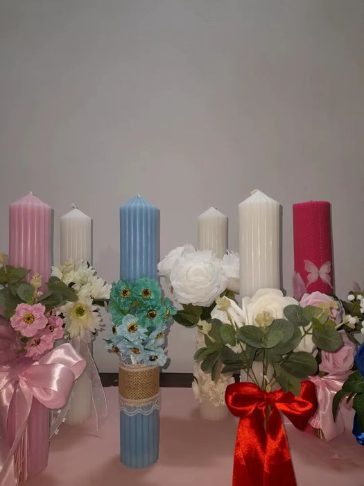 Lumănari de nuntă și pernă mireasă!