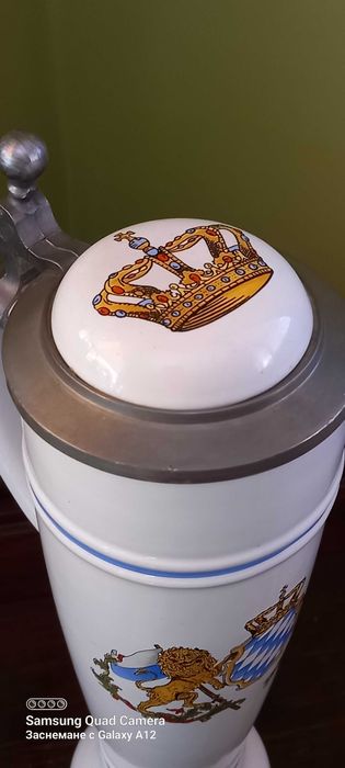 Немска  халба за бира-Gerz-WEST GERMANY