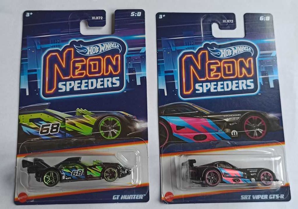 Machete HotWheels - set Neon Speeders Mix 1 complet