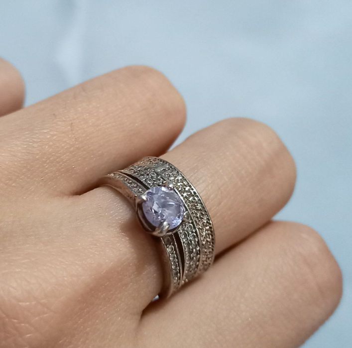 Кольцо серебро 925 проба.