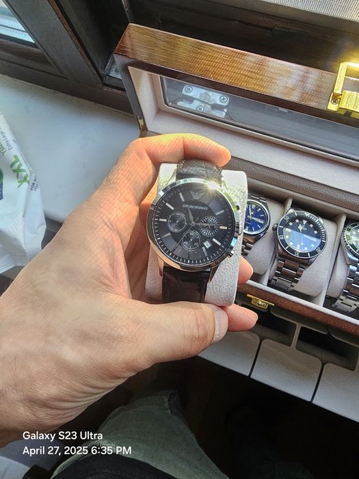 Ceas Armani bratara piele