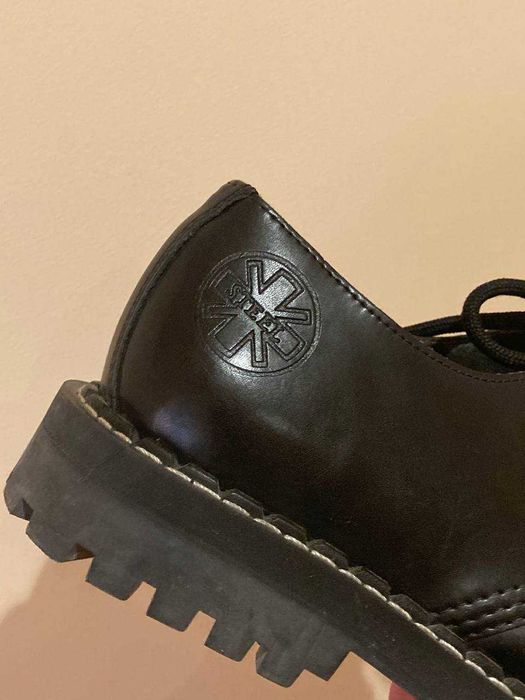 Обувки Steel (кожени, метално бомбен)