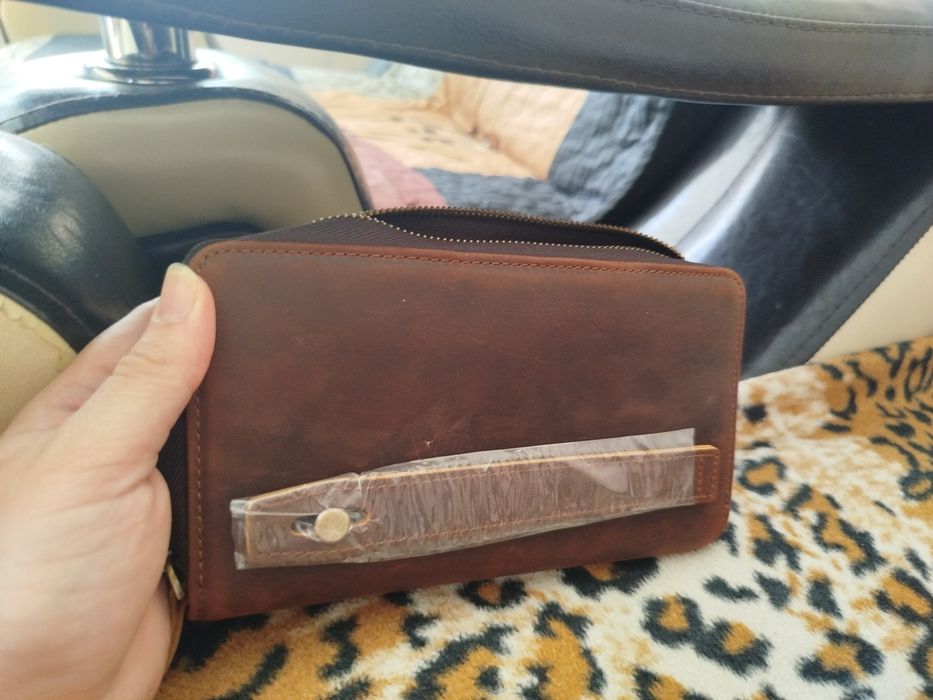 Кошелек кожаный мужской