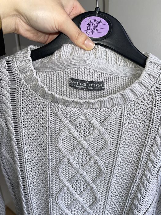 Pulover Gri Bershka