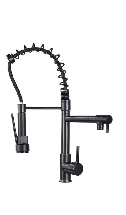 Кухненски смесител / черен мат /