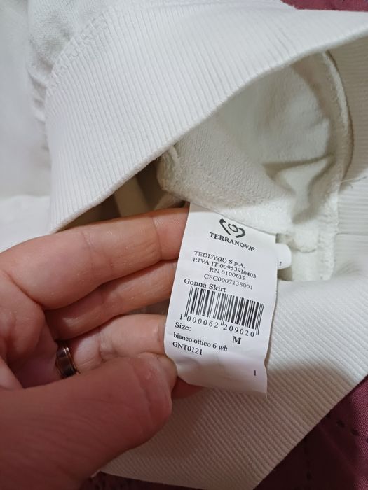 Vand fustă alba, Terranova Sportwear, M