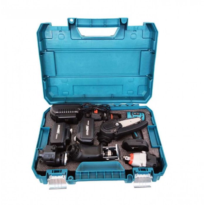 Trusa 5 in 1 Capete Interschimbabile German Meister  2 Baterii 24V 5Ah