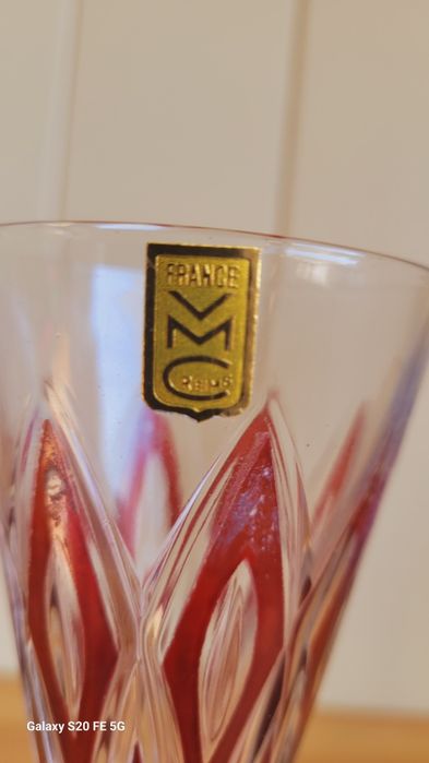 Винтидж френски кристални чаши VMC Reims