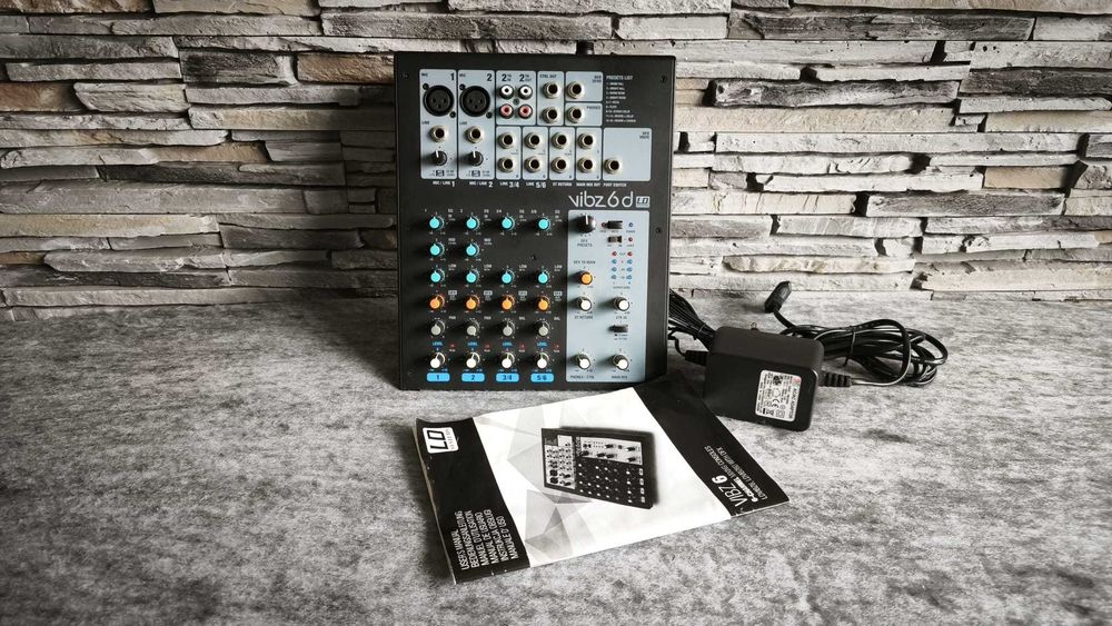 Mixer analogic 6 canale DFX LD Systems VIBZ 6 D - Garantie